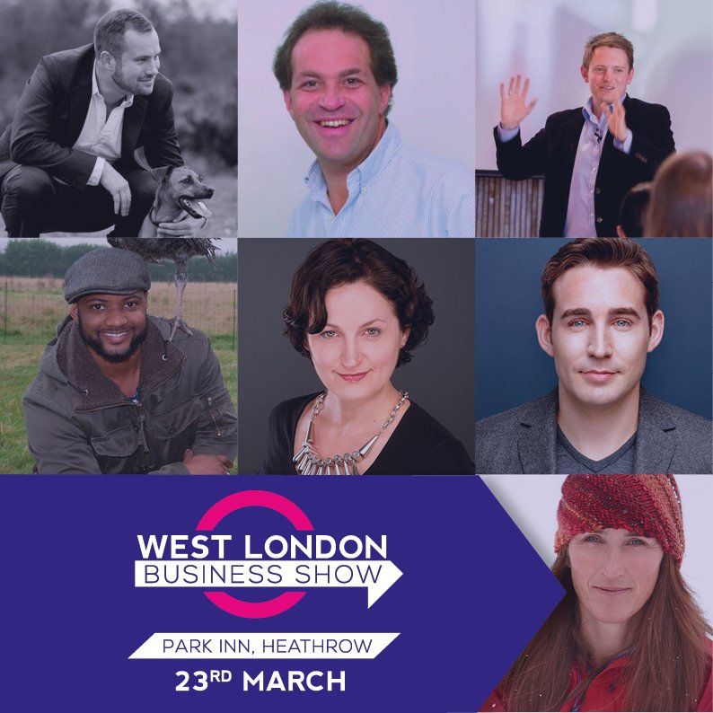 A poster for the west london business show